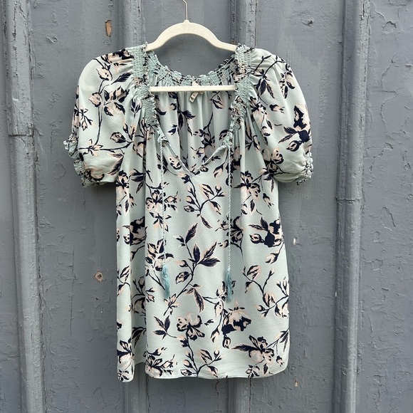 Joie Silk Floral Masha Blouse, Size M, - Picture 2 of 7